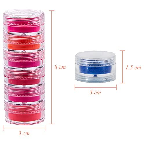 9 Set 54 Colors Luminous Pigment Nail Powder Flourescent Glow In The Dark Makeup