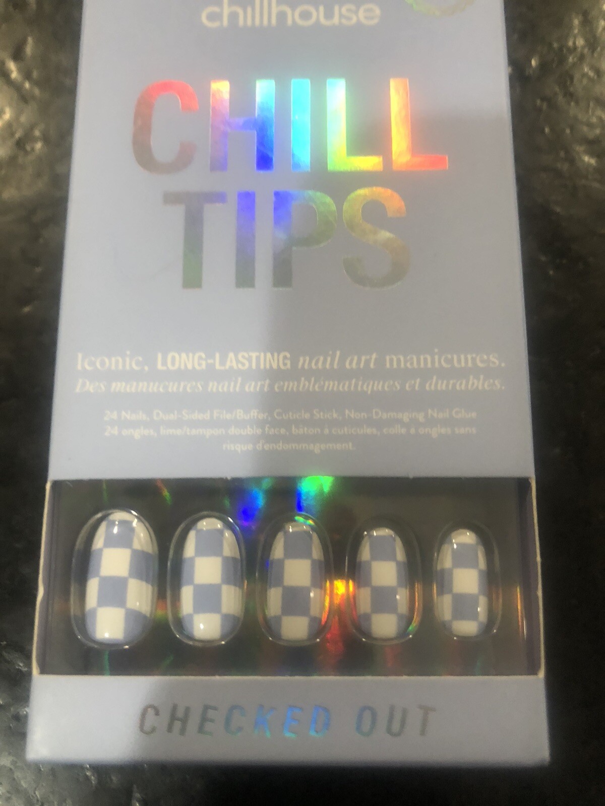 NEW Chillhouse Chill Tips Nail Art Press Ons – Checked Out
