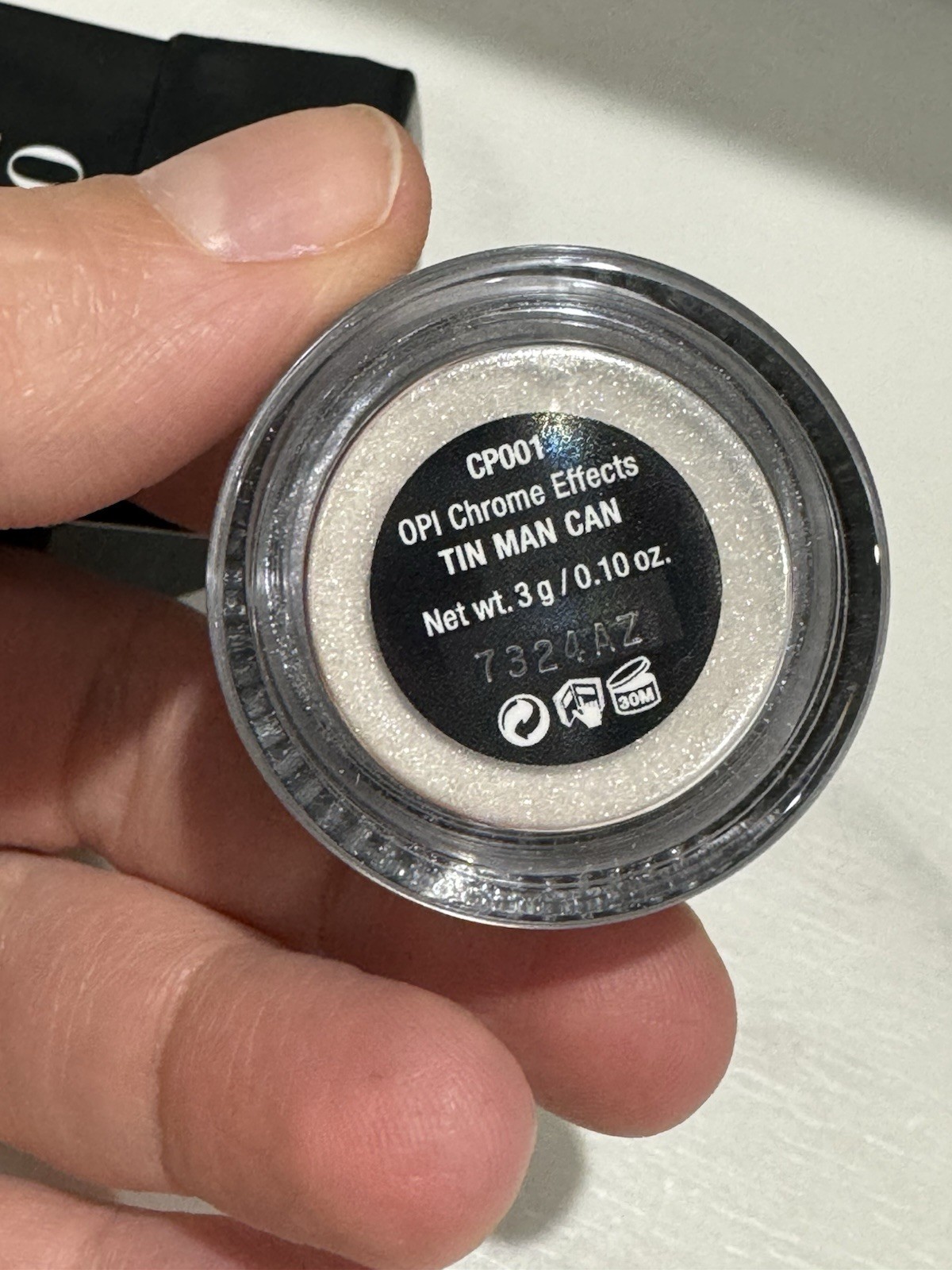Opi Tin Man Can Chrome Powder