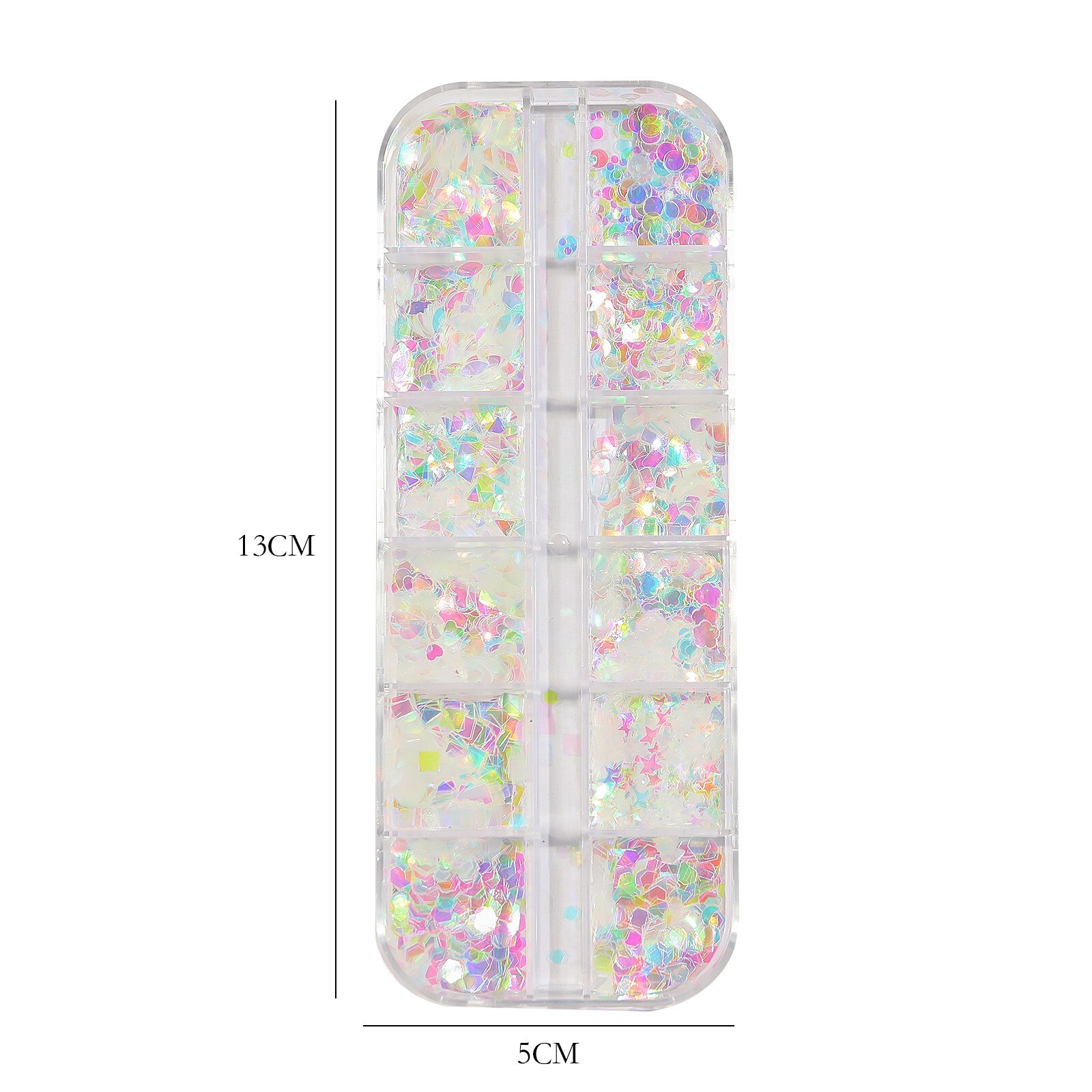 Nail Art Colorful Decoration Glitter Irregular Sequins Mermaid Flakes Nail Tips