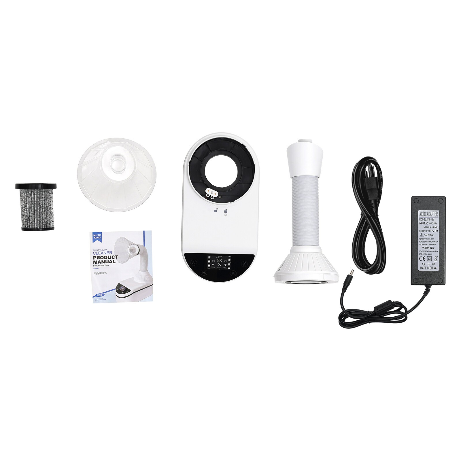 Nail Dust Collecting Machine Salon Adjustable Speed Grinding Cleaning Machine