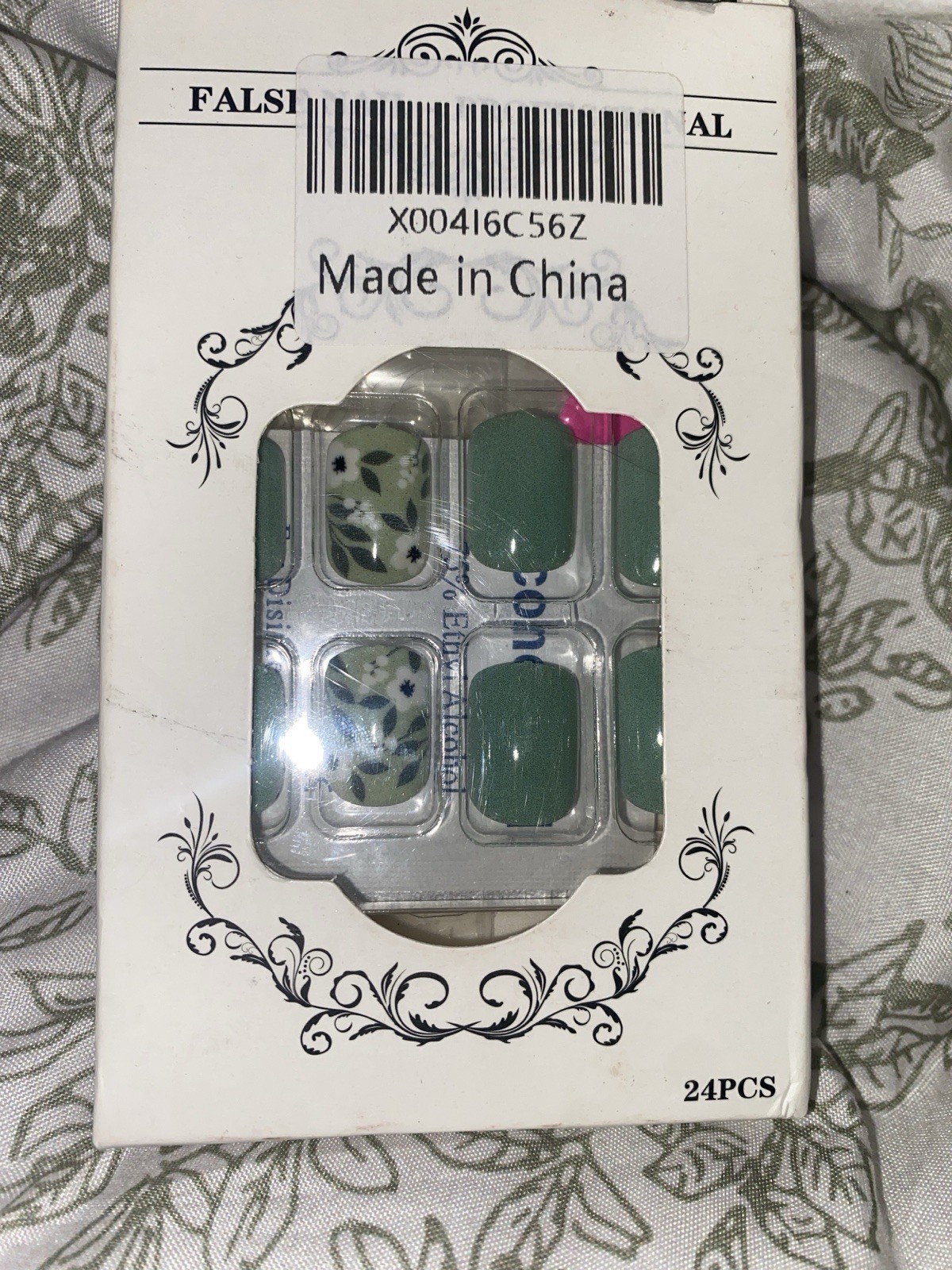 imPRESS Color FX Clear Holographic Short Square Press-On Nails No-Glue IMCF35