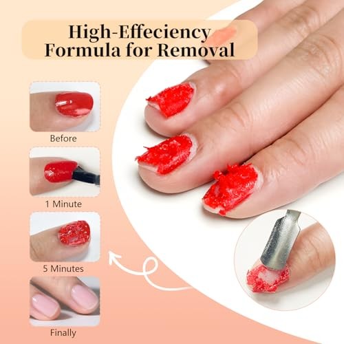 JODSONE Gel Nail Polish Remover Kit – Set with 15ml A04