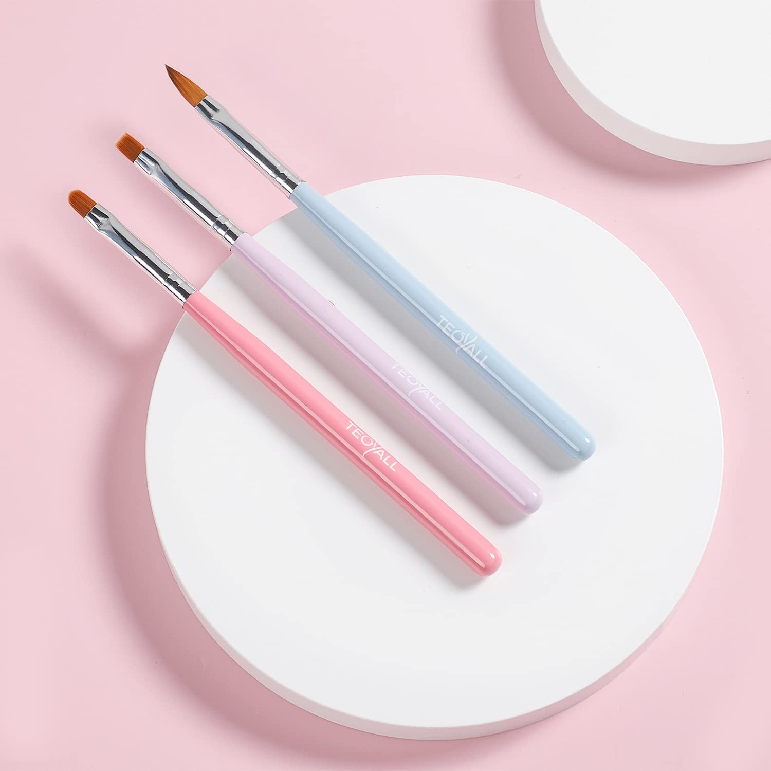 Lightweight Professional Nail Brushes – 6 Essential Art Tools for Perfect Nails
