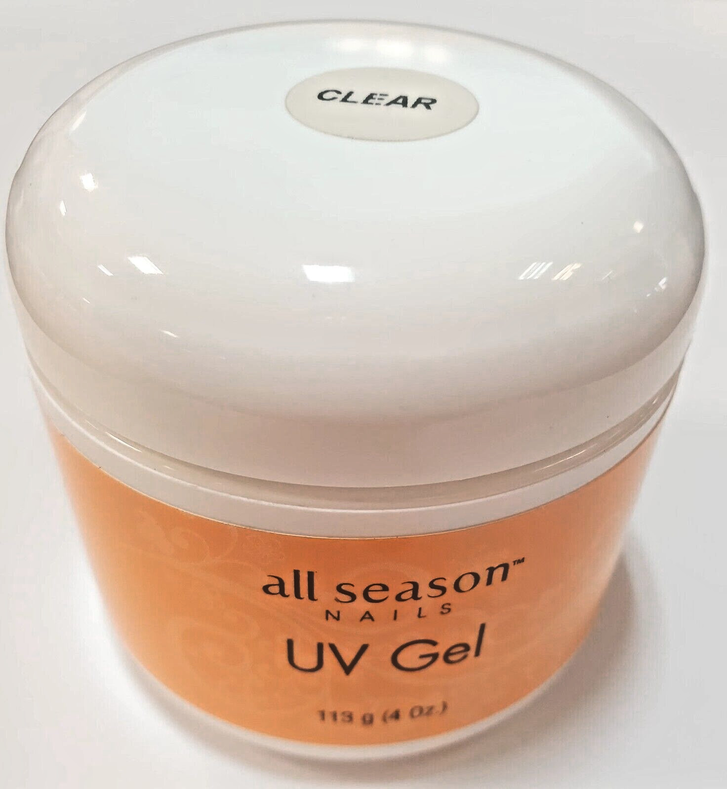 All Season Nails UV Nail Builder Sculpting Gel CLEAR 4 oz/ 113 g