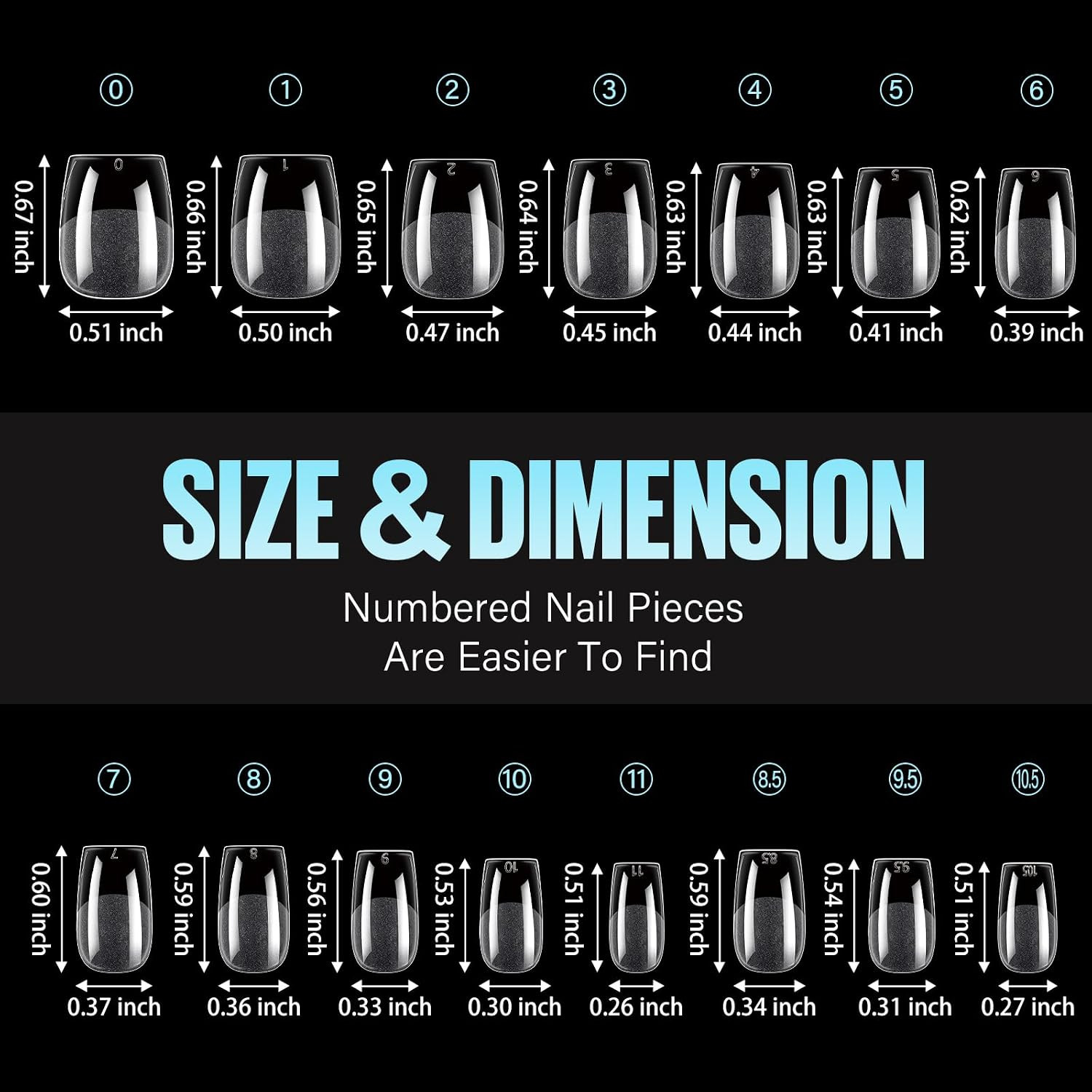 Extra Short Coffin Nail Tips, 240Pcs Half Matte Press on Full Cover Acrylic Nail