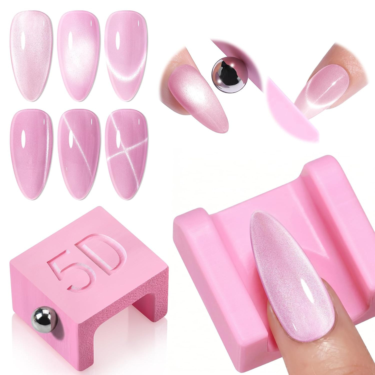One-Step 5D Cateye Magnet for Nails: Ultra-Strong Magnatic Cat Eye Magnet Beginn