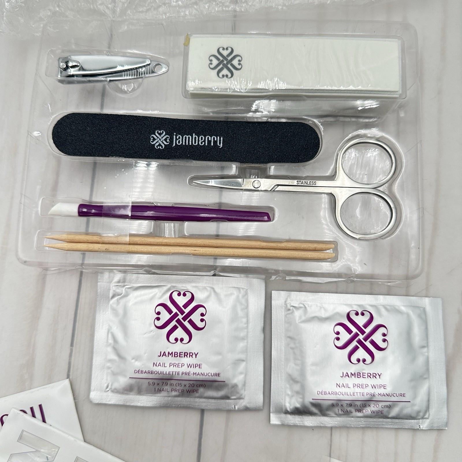 Jamberry Mini Heater Nail Wrap Starter Kit Open Box Unused Wraps Tools Lot