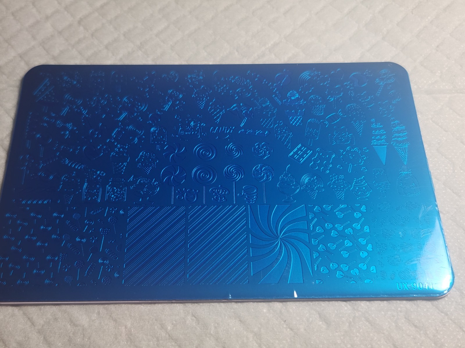 Nail Stamping Plate – Sweets & Treats UX-9041 – New