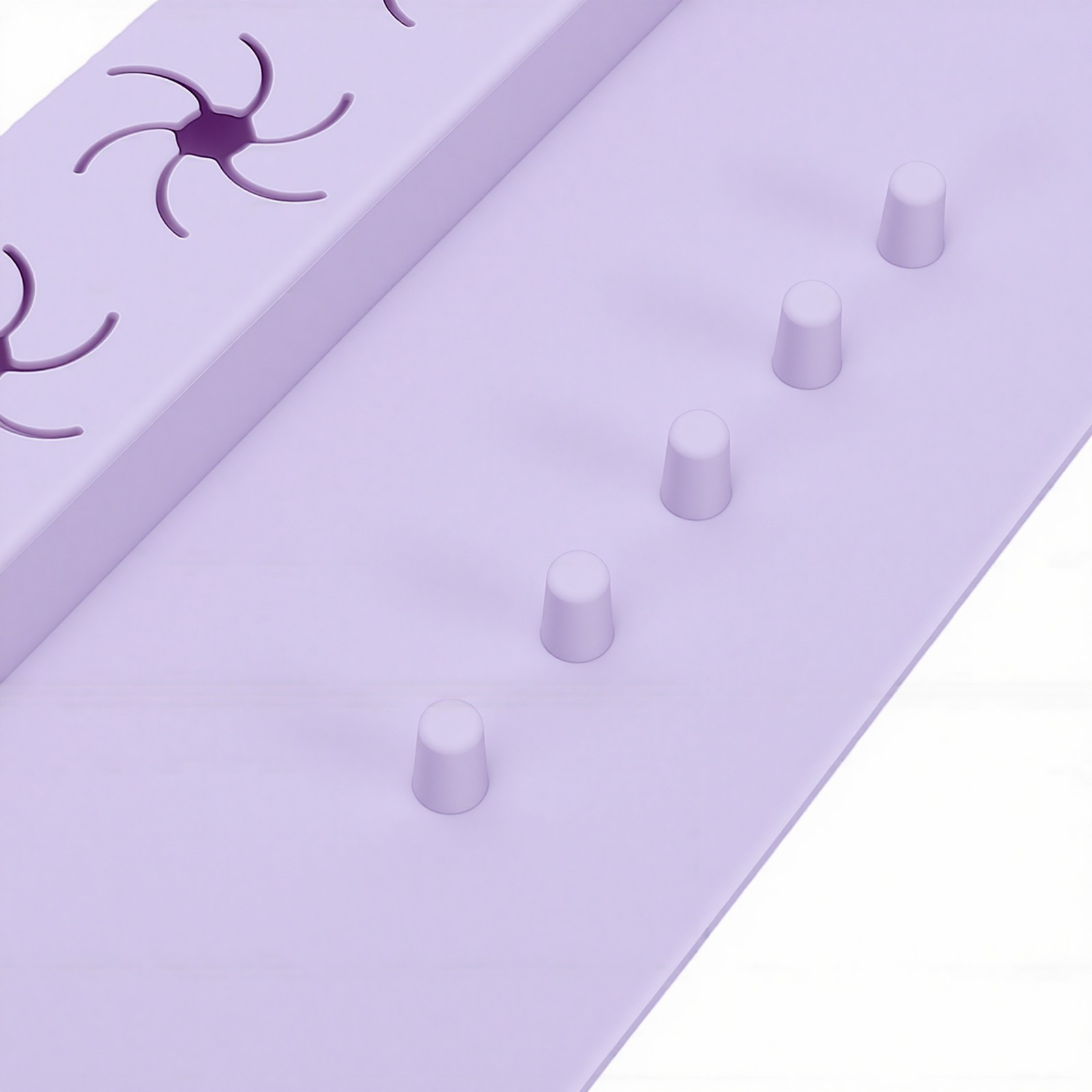 2 In 1 Silicone Nail Hand Rest Mat Anti Spill Holder For Home