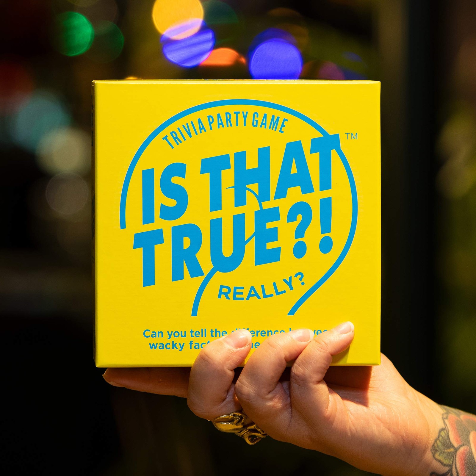 Hygge Games, is That True?! – Can You Tell The 5.7×5.7×1.8 inches, Yellow