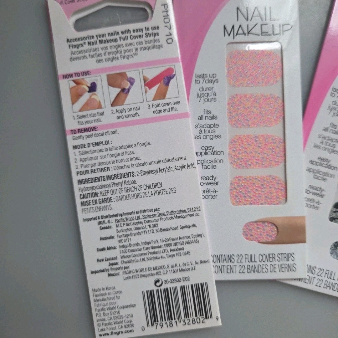 FING’RS NEW Nail Art Stickers Sets for 3