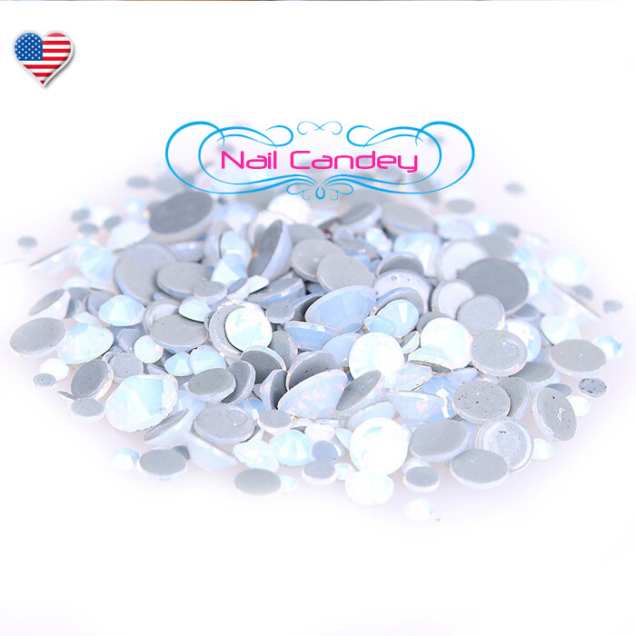 Opal White 3ss Crystals For Nail Art Flatback Swarovski Rhinestone Qty.144