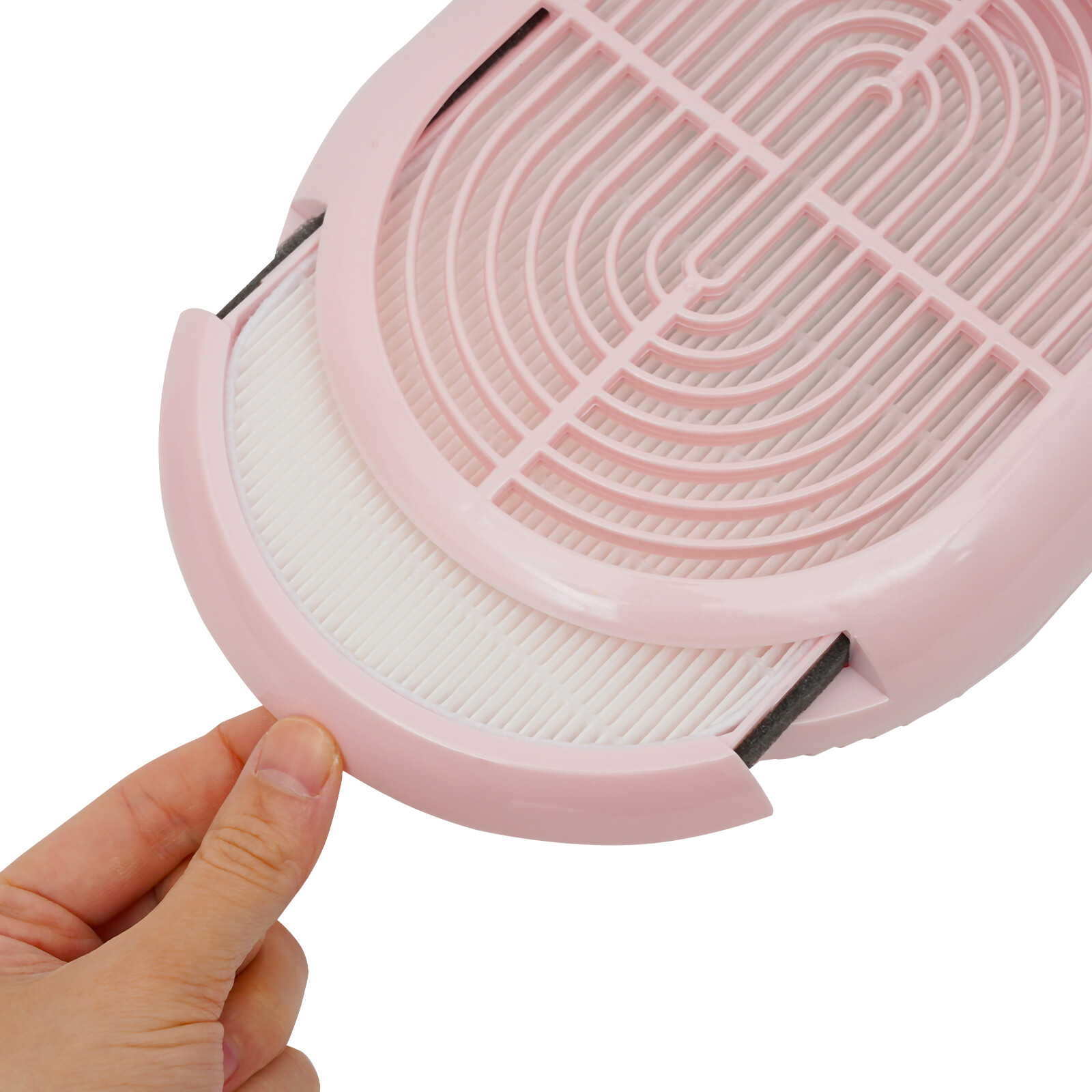 Nail Dust Collector Suction Fingernail Art Tool Nail Vacuum Cleaner Manicure 24W