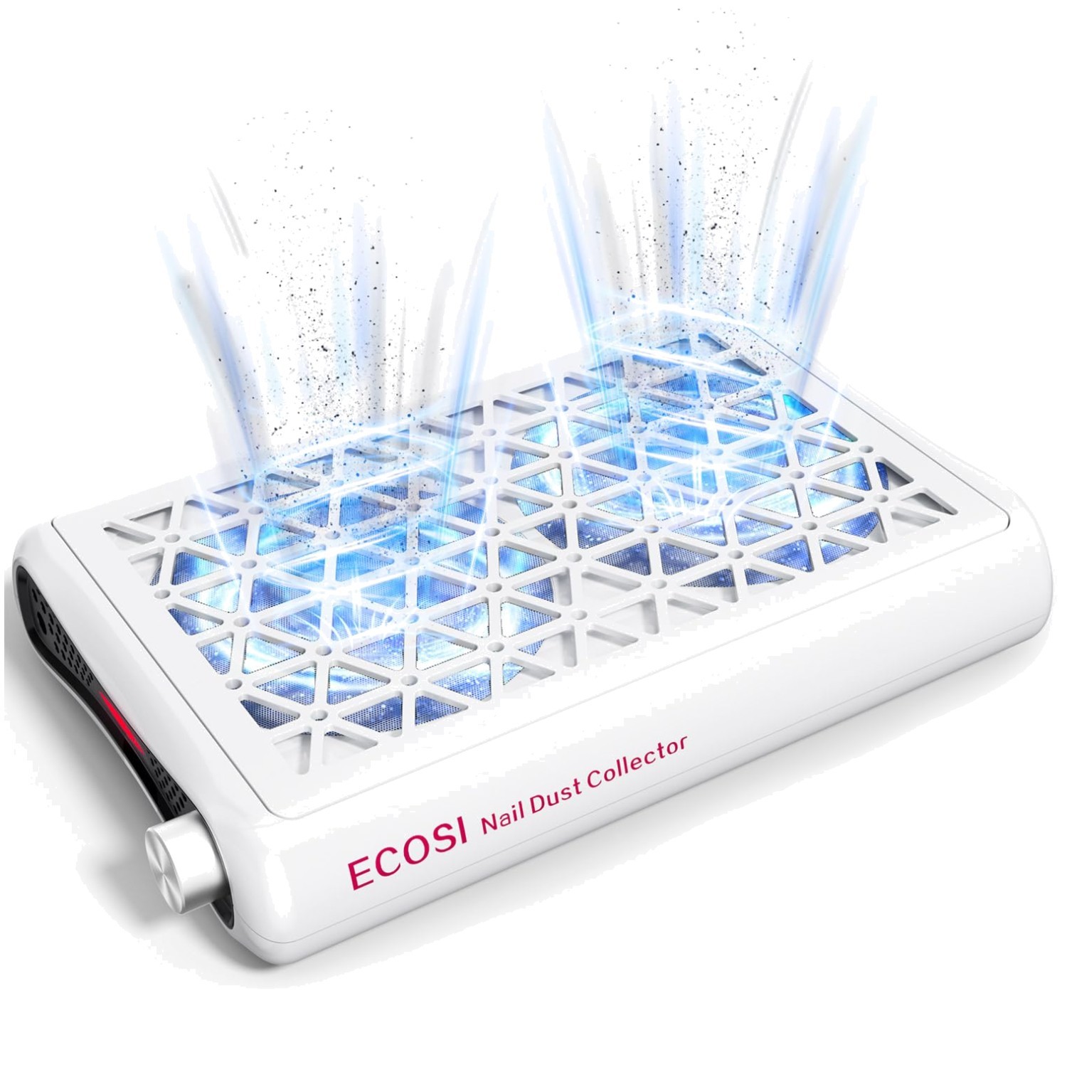 Powerful 8000RPM Nail Dust Extractor with 30 Filter Papers