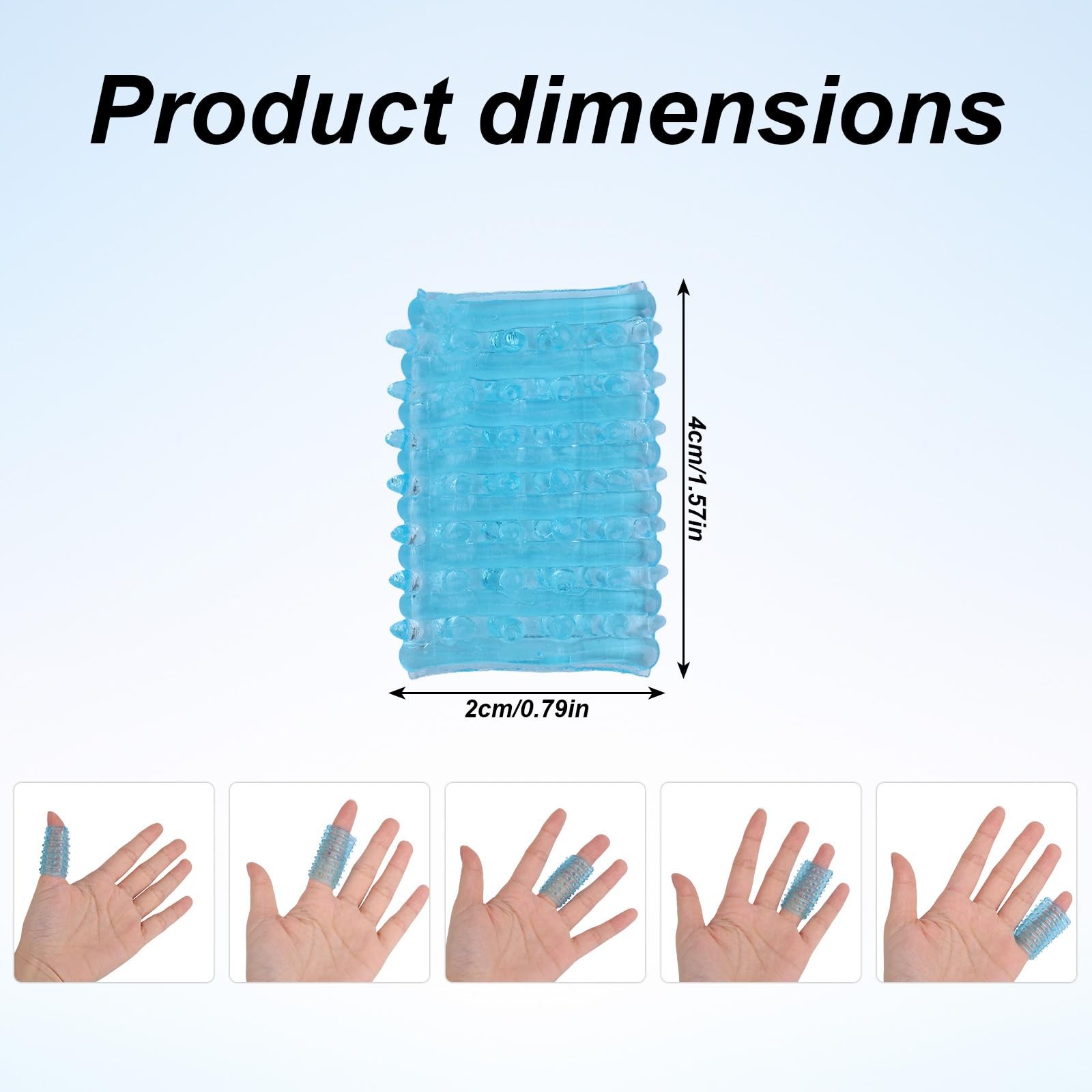 3pcs Finger Covers, Washable & Reusable Finger Guard Protector for Scratching…