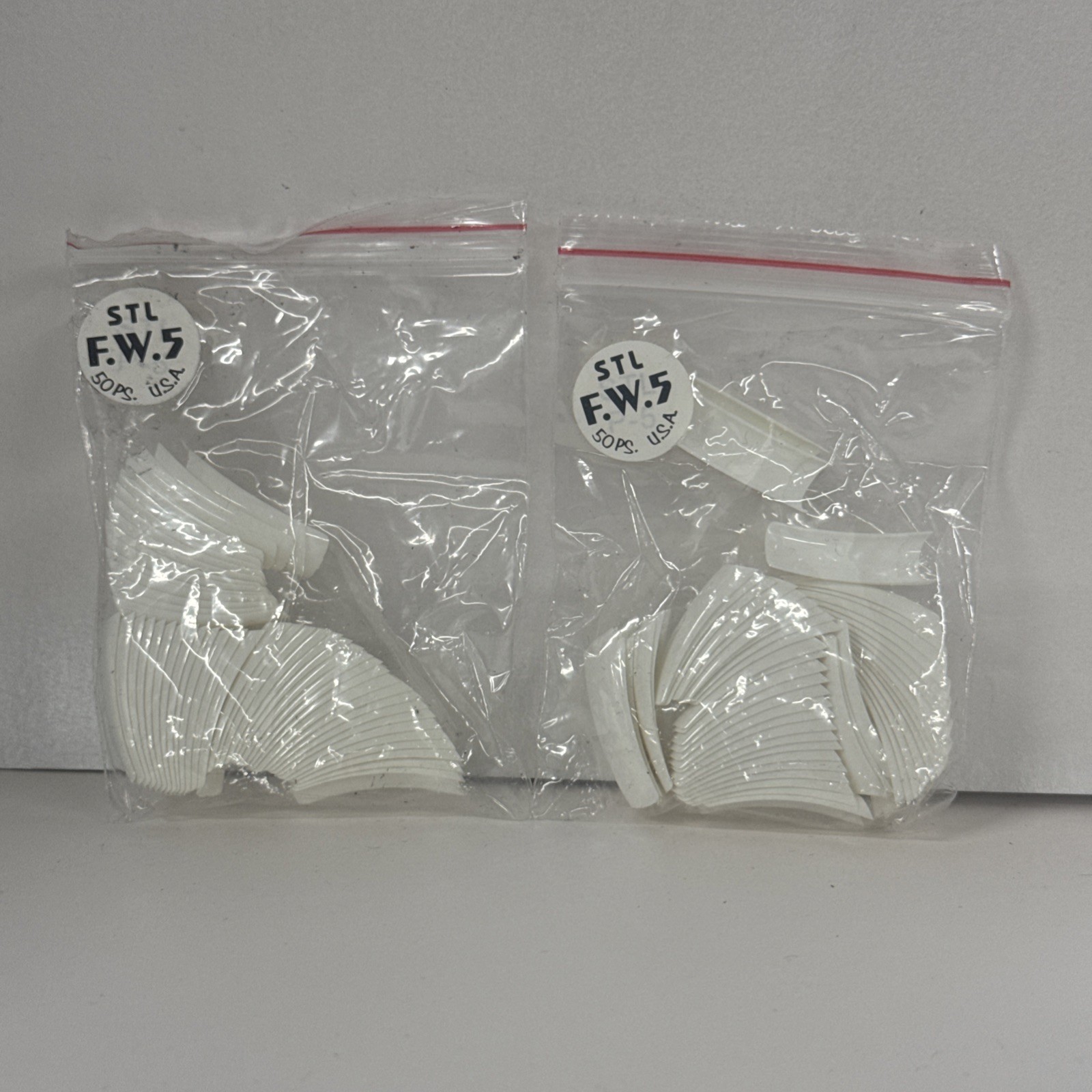 2 Pack- 50pc Clear Nail Tips- FW5