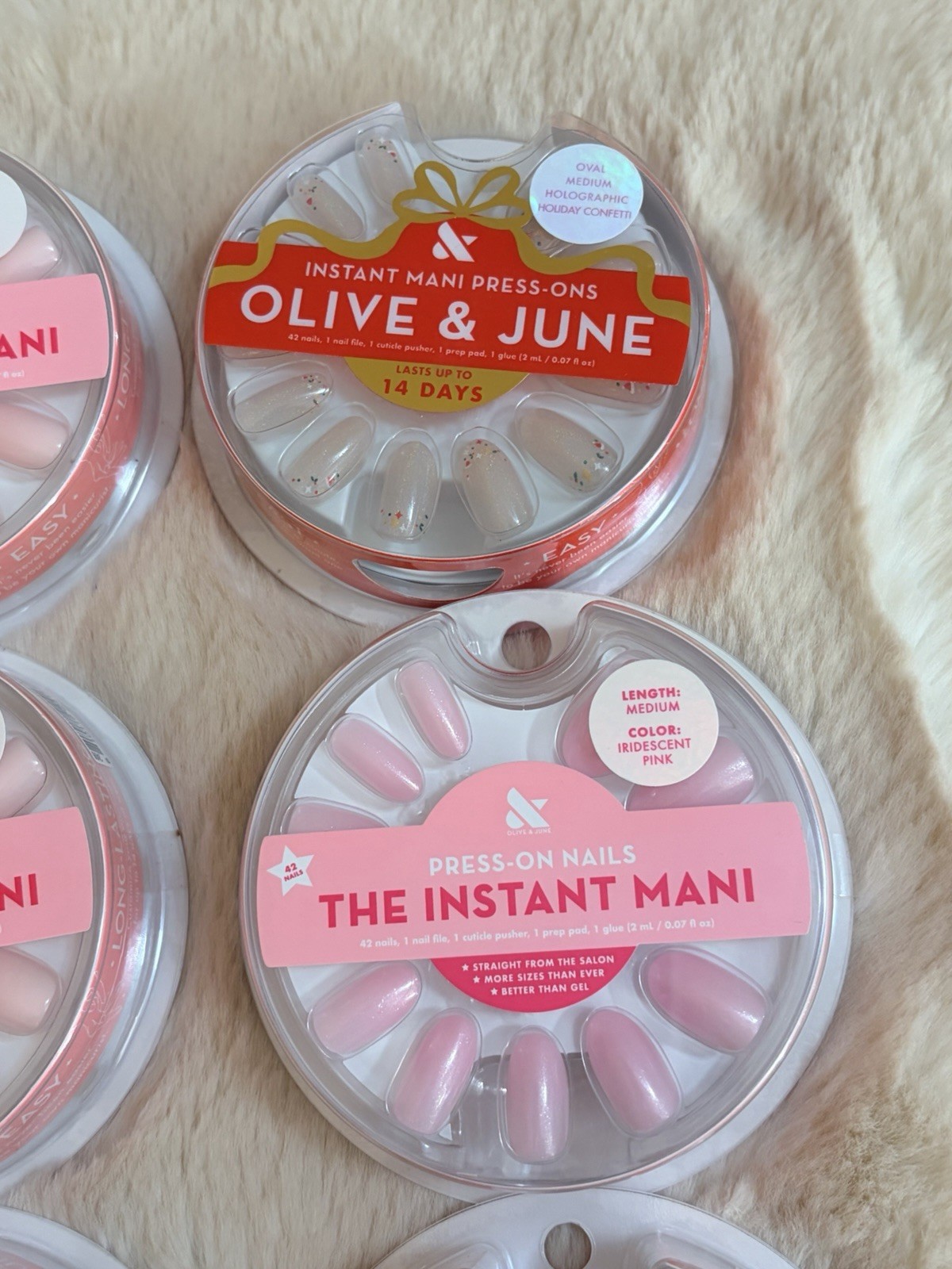 Lot Of 7 Olive And June Press On Nails – Brand New