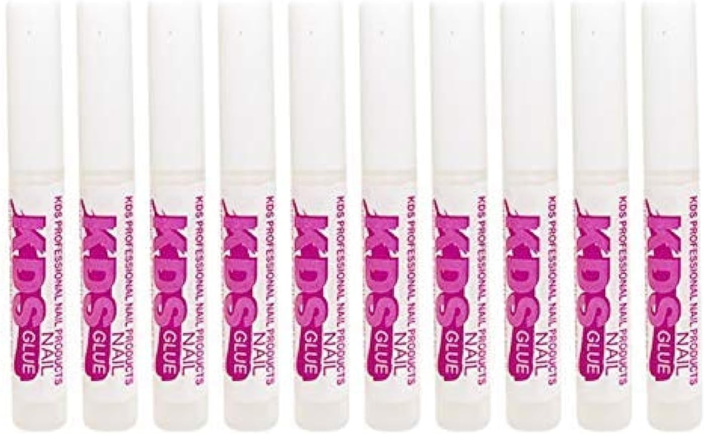 10 pcs Nail Tip Glue – Adhesive Super Bond for Acrylic Nails Tips – 0.07 oz f…