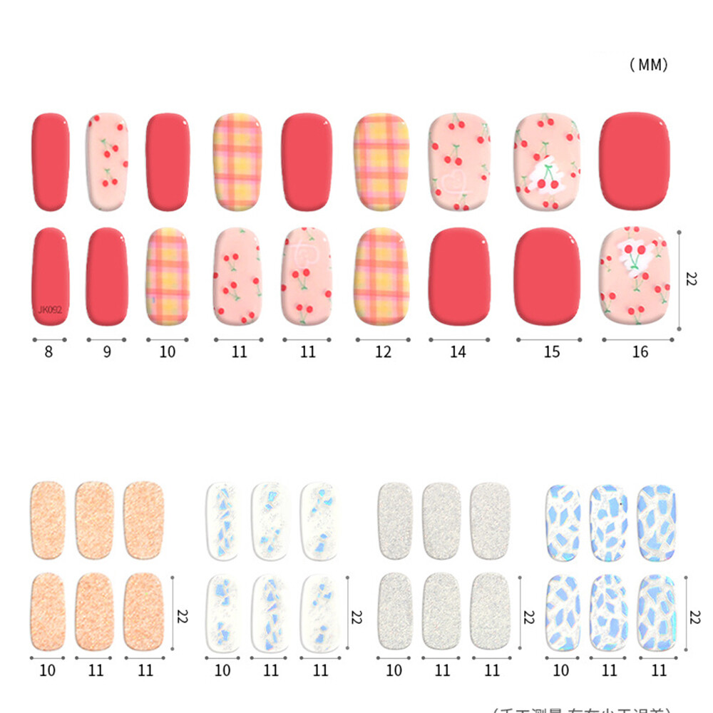 18 UV Semi cured Gel Nail Stickers-Strips-Wraps-UV/LED Lamp required- Manicure ⇓