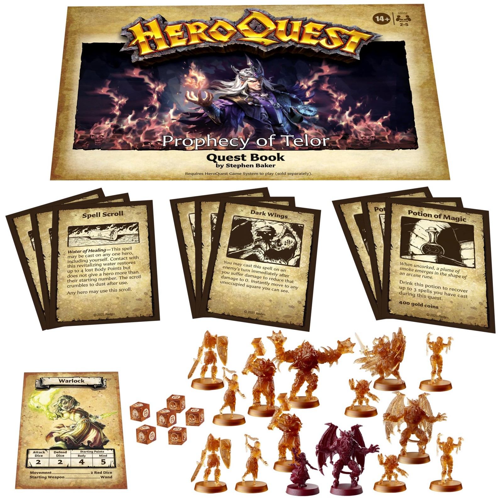 Avalon Hill HeroQuest 17.8 cm (W) x 5.5 (L) x 9.37 (H), Multi-color