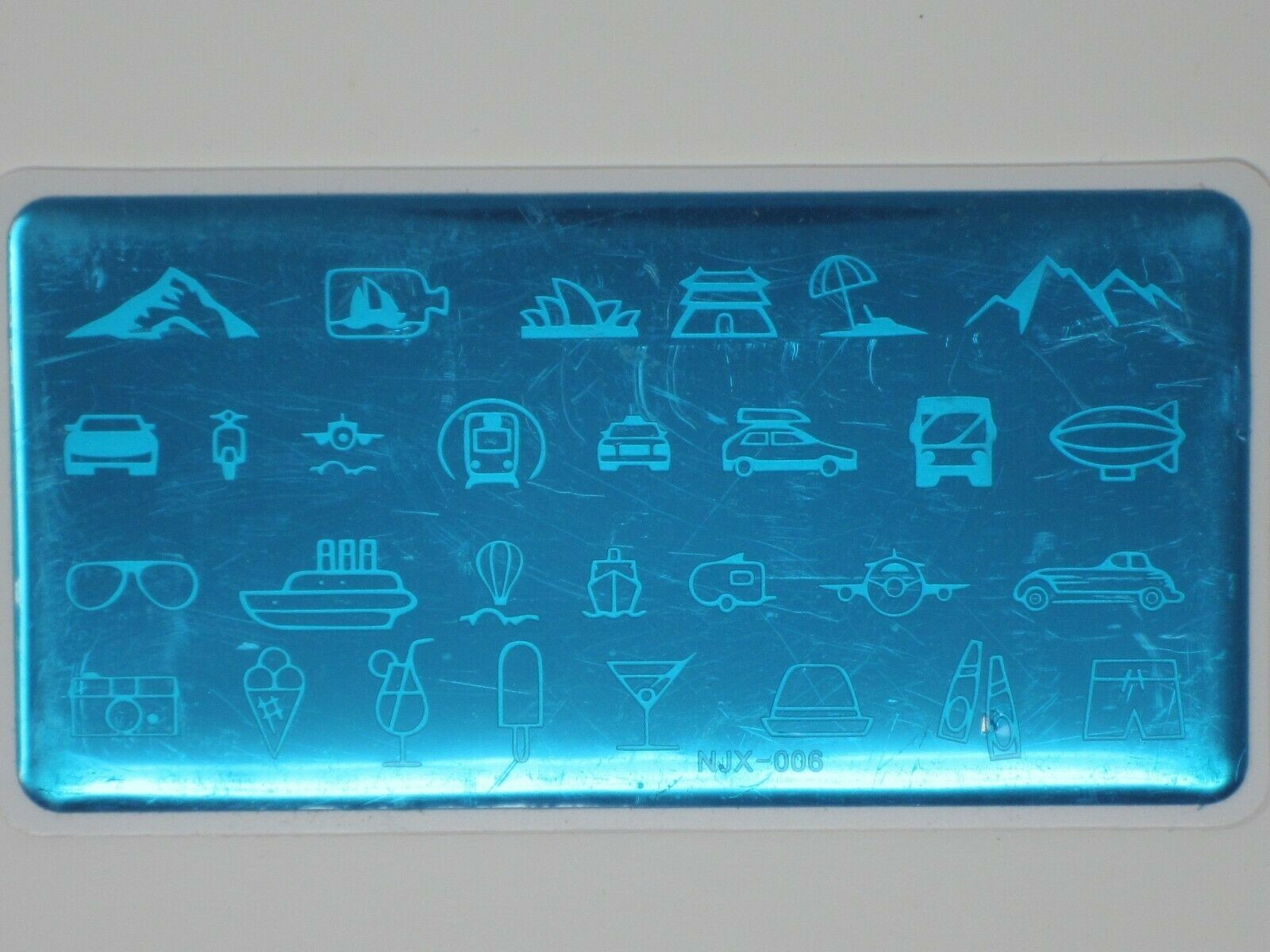 Nail Art Stamping Travel Design DIY ManicureTemplate Image Plate NEW NJX 006
