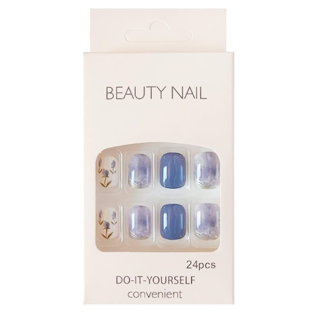 Secret Lives Reusable Press On Nails Translucent Nude Peach 24 Nails