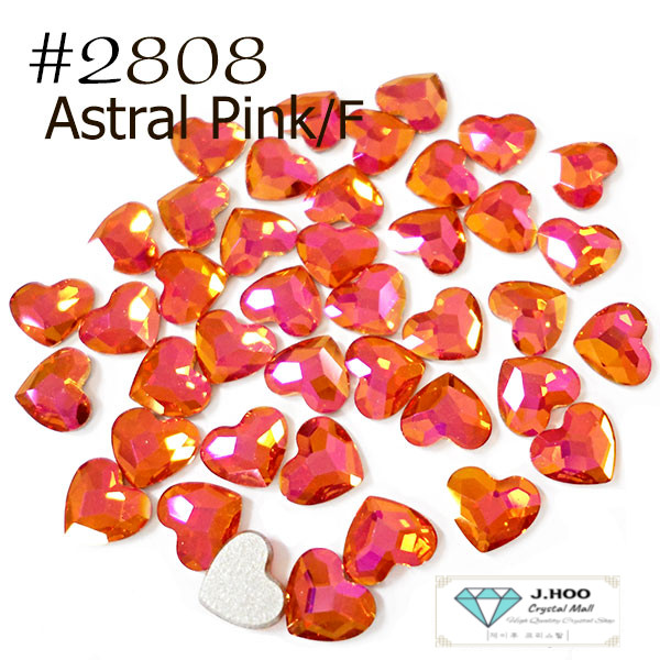 Swarovski 2808 Heart Flat Back 10mm(4pcs)