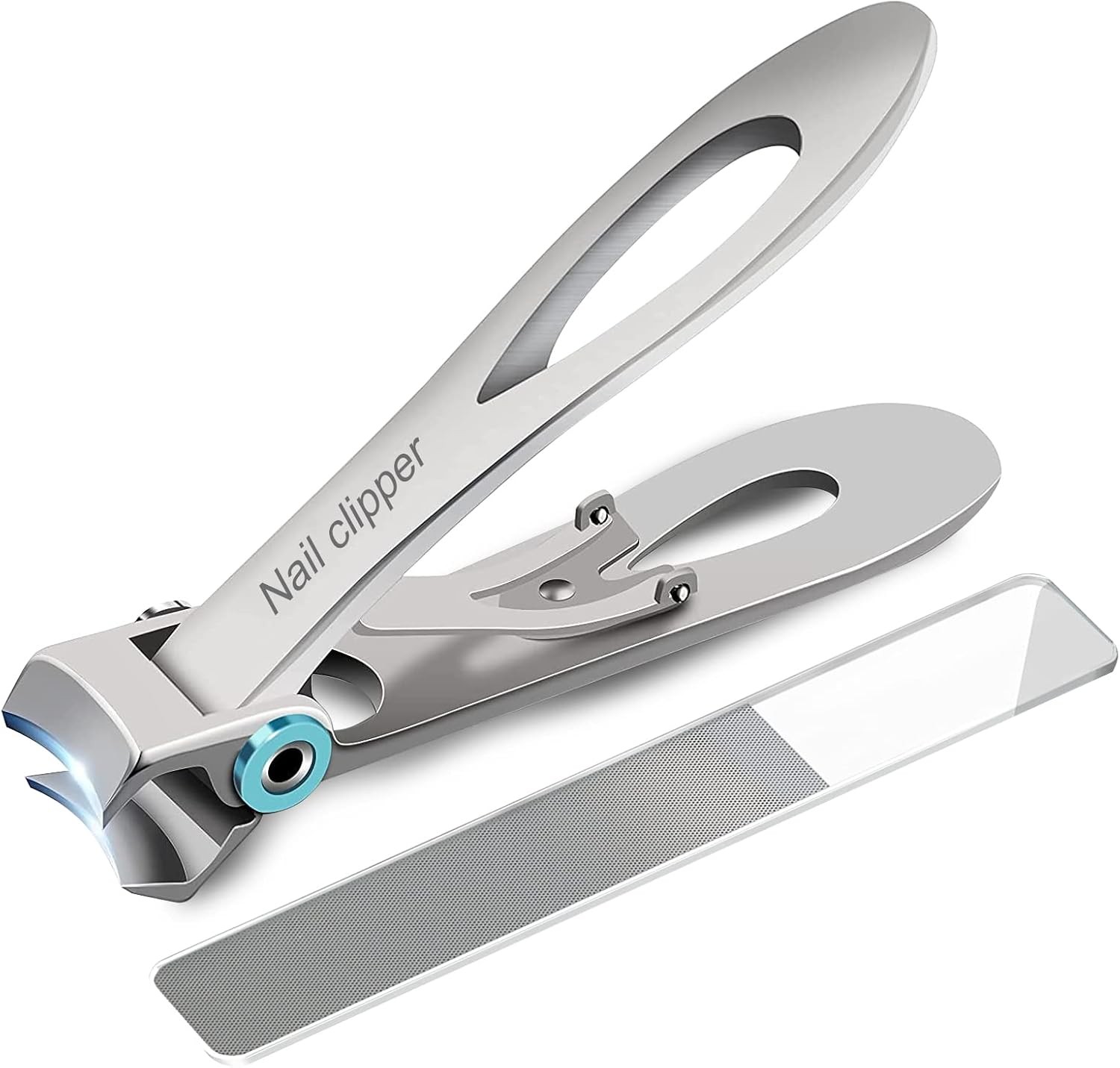 Nail Clippers Ultra Wide Jaw Opening Fingernail and Toenail Clippers Set for