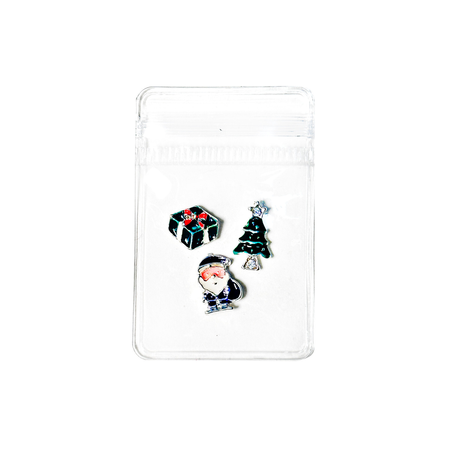 Sparkling Diamonds Christmas Tree Snowman Santa Gloves Deer X’mas Polymer Clay