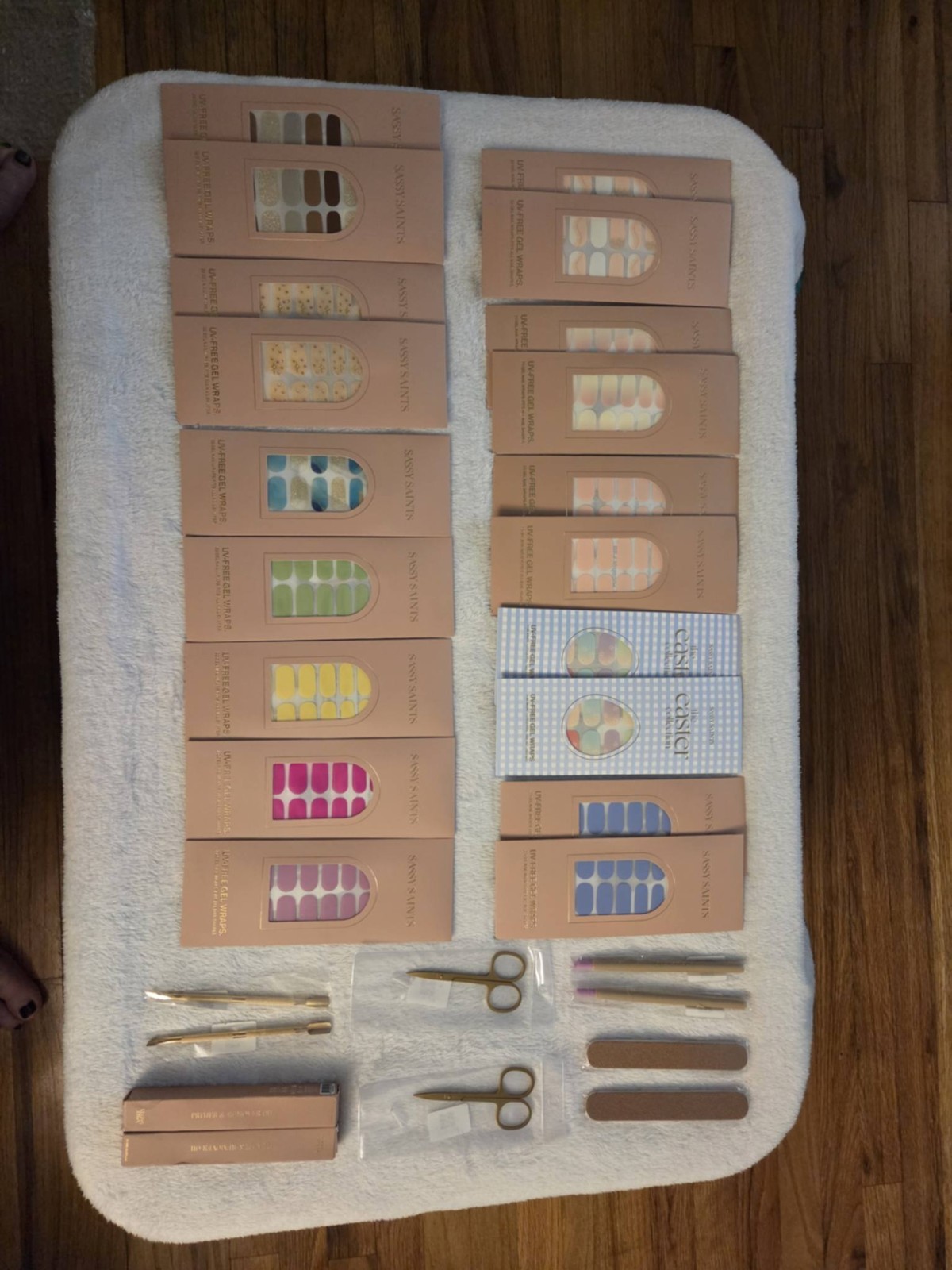 Sassy Saints Uv Free Gel Wraps Lot