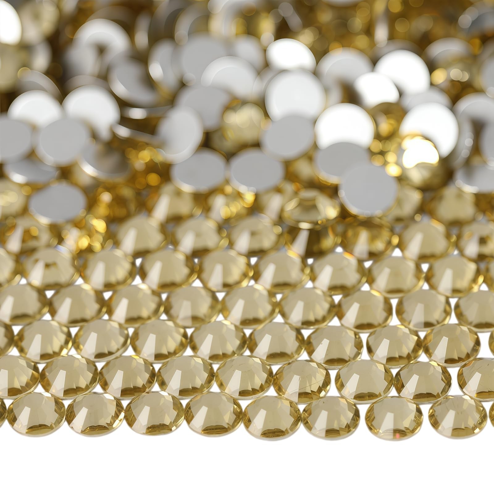 Diamonland Flatback Glass Crystal Rhinestones Rounds Gems for Bedazzling Nail…