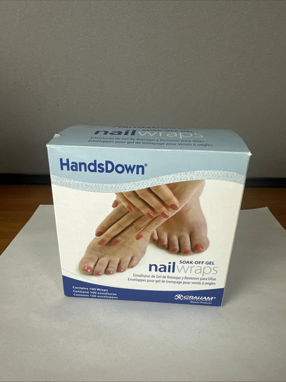 Graham HandsDown Soak-off Gel Nail Wraps 100 Count – Polish Manicure Hands Down