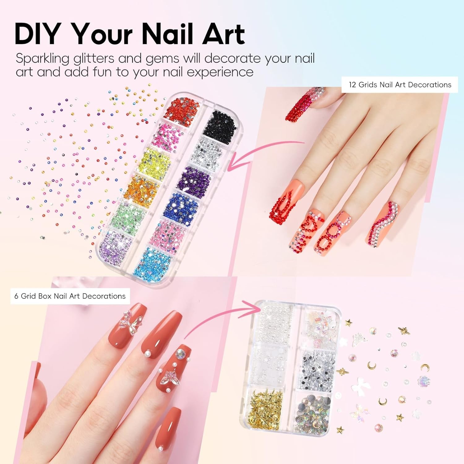 Complete Acrylic Nail Kit with U V Light and Drill