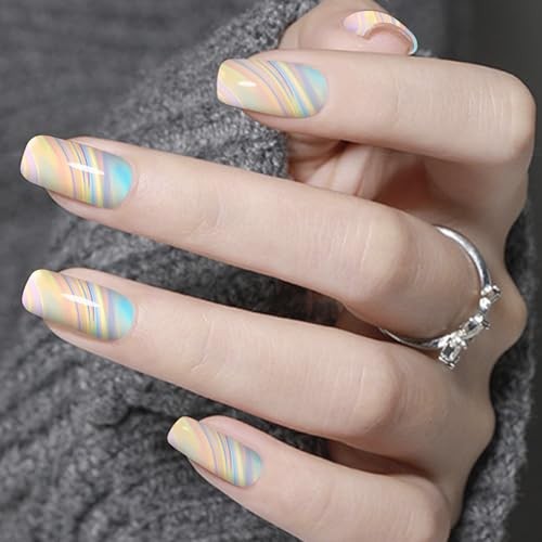 300 Sheets Nail Transfer Foil Art Kit, Marble Gradient Leopard Nail Art KIT1