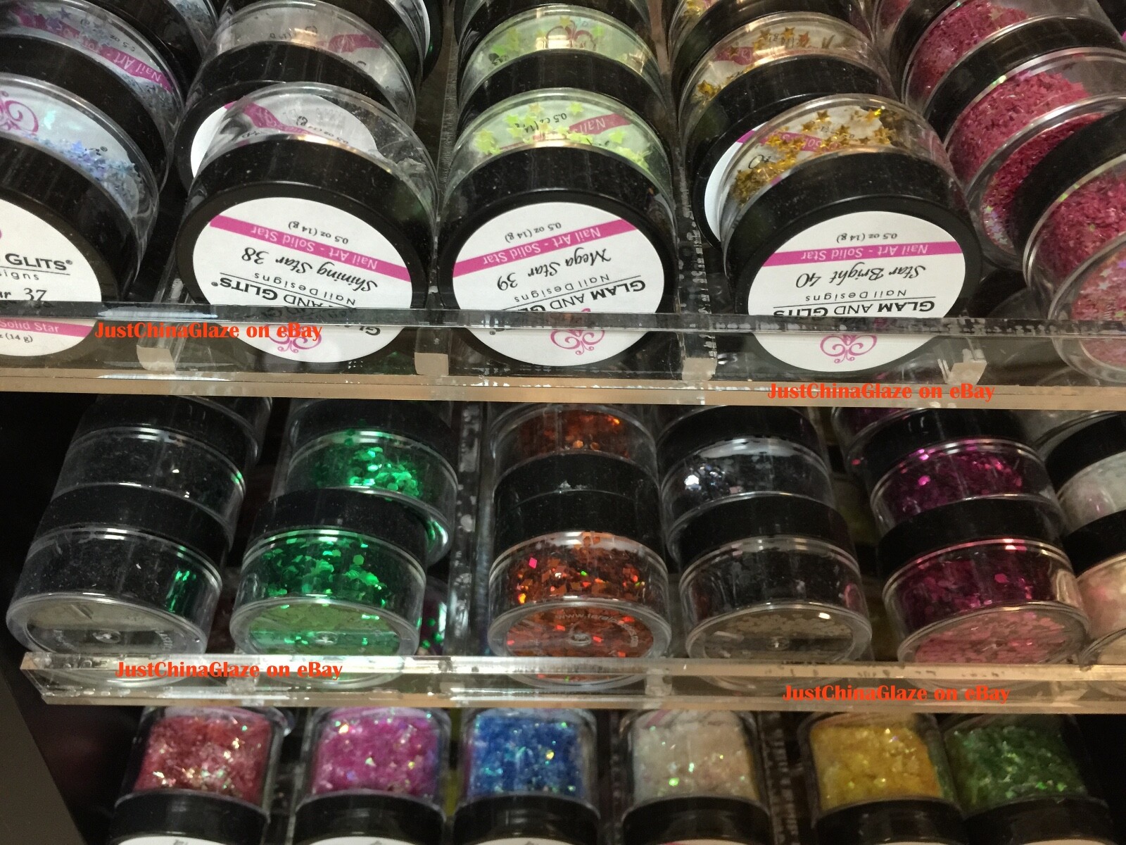 Glam and Glits Nail Art Design You Choose Any