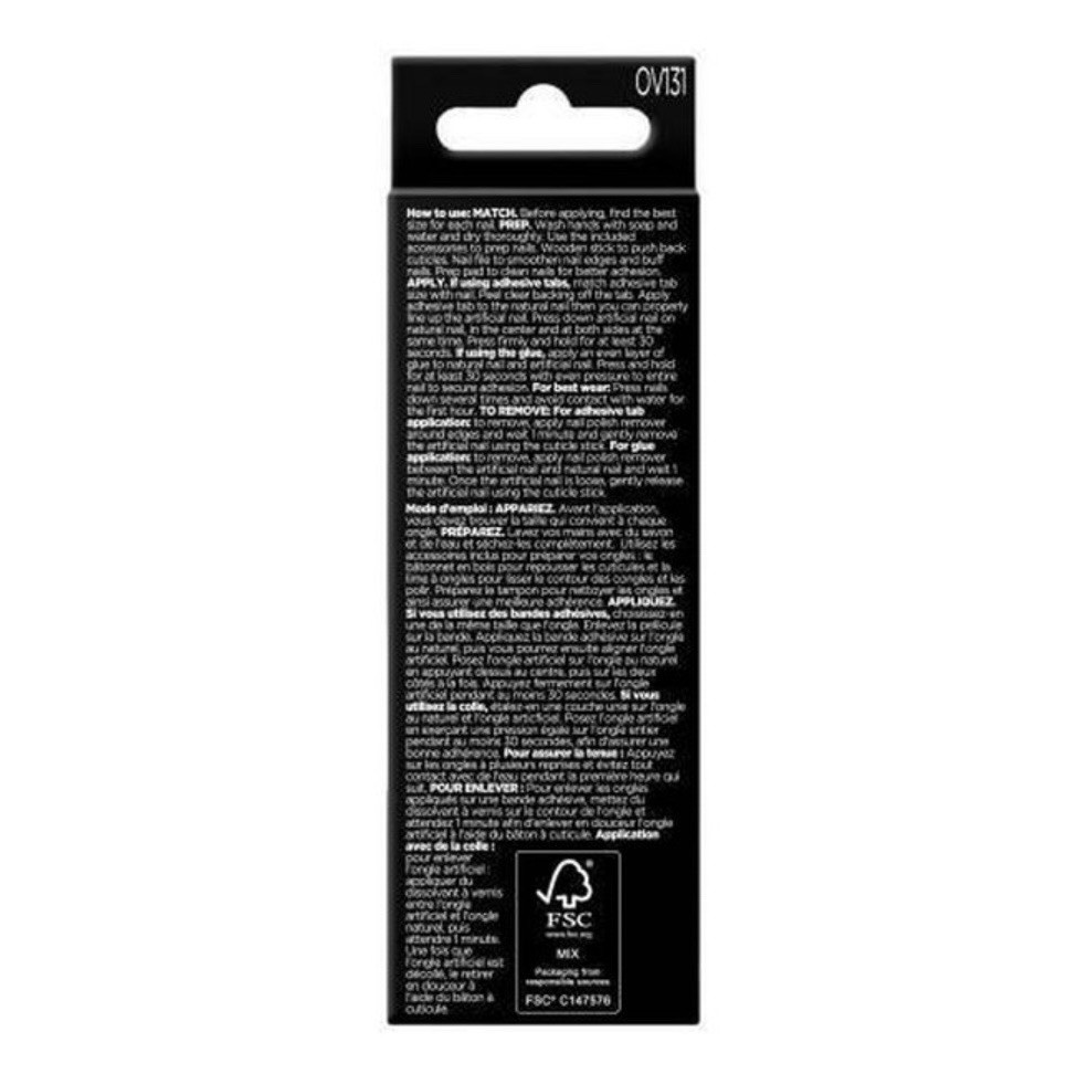 2pk Sally Hansen Salon Effects Perfect Manicure Medium Oval/Ombre-lievable OV131