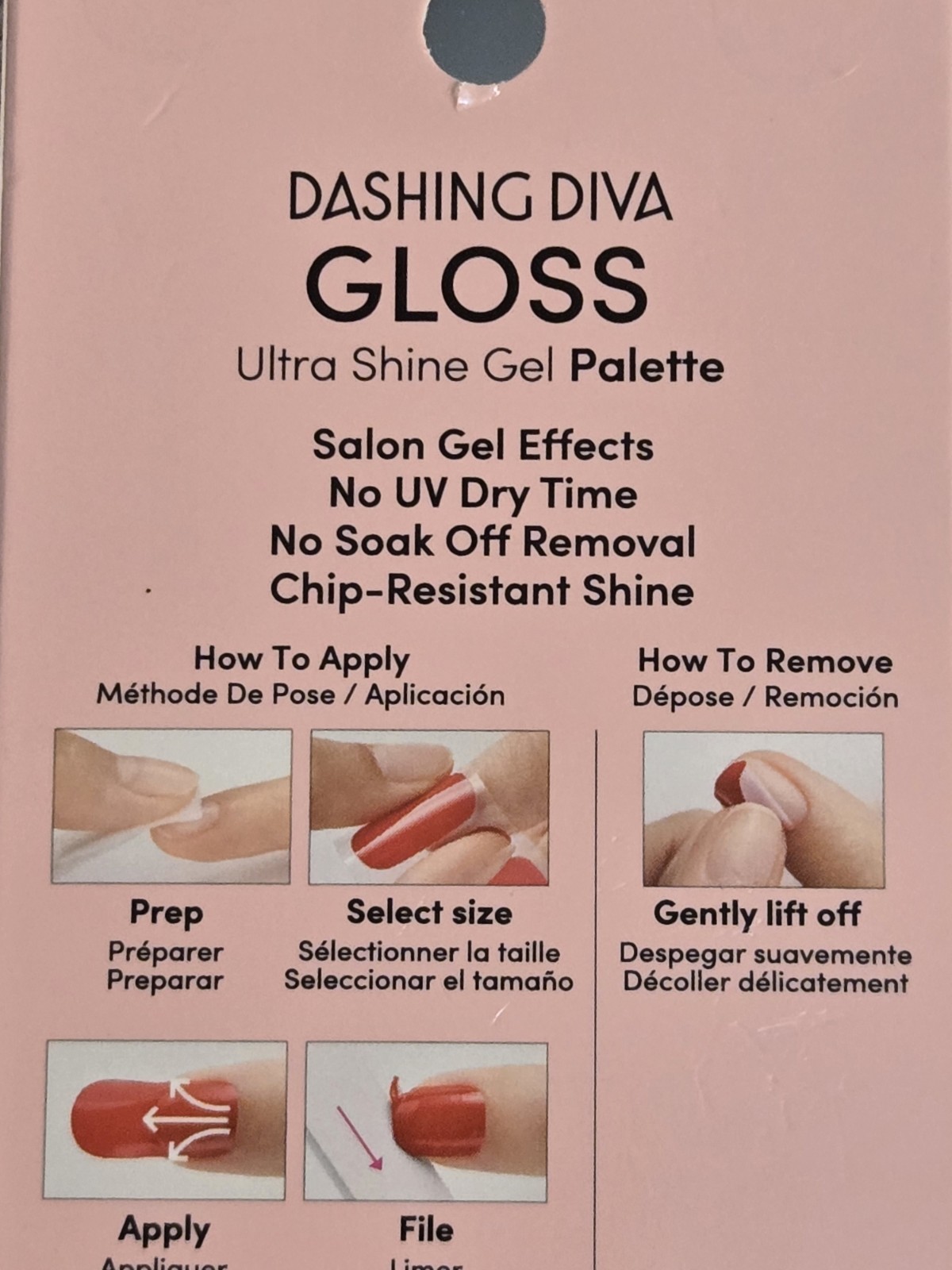 NEW Dashing Diva Gloss Ultra Shine Gel Palette 32 Nail Strips Cruelty Free Vegan