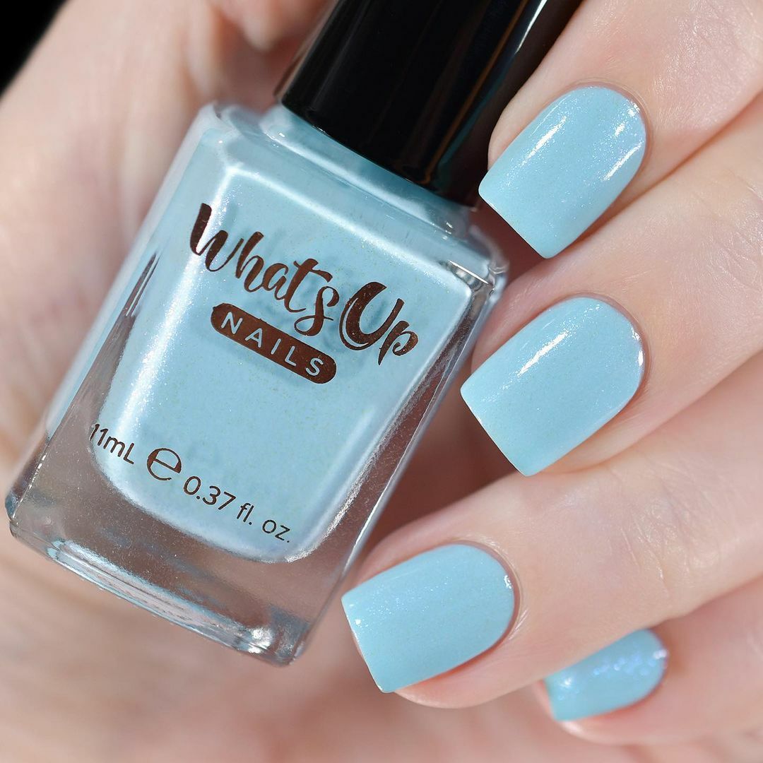 Lost Frost Regular Polish (Light Blue Crelly with Blue Iridescent Shimmer)
