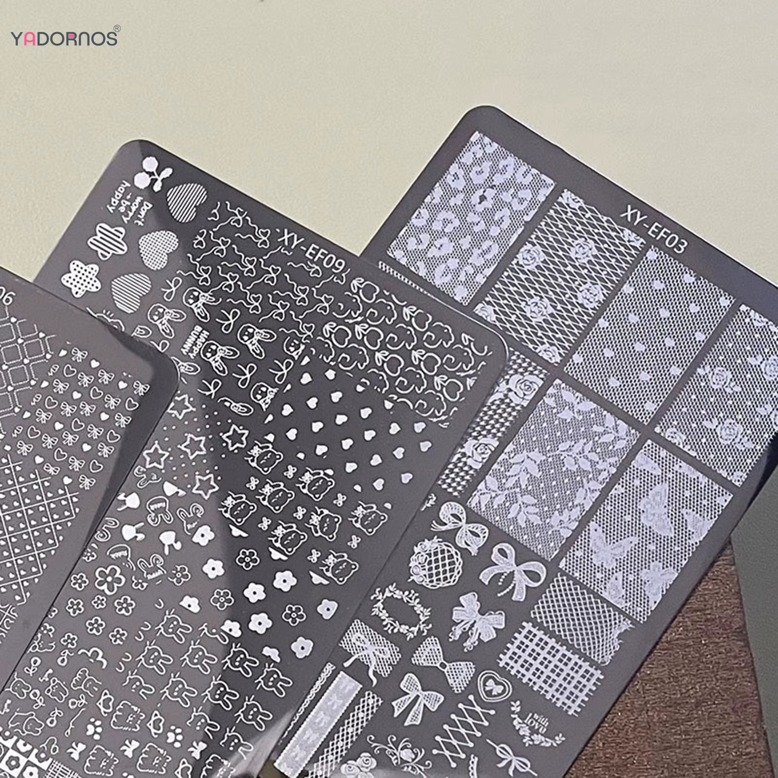 Acrylic Nail Kit Set Stamping Plates 20 Designs Art Decoration Tools | Complete