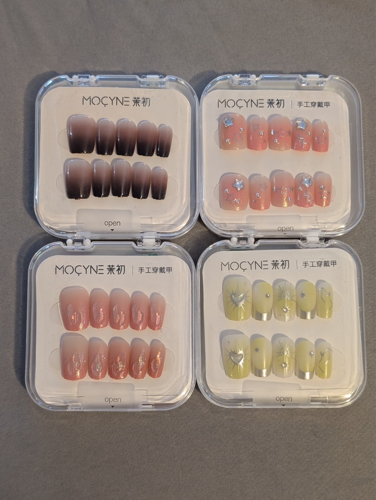 5 mixed sets MOCYNE press on nails New K-Beauty $3 shipping