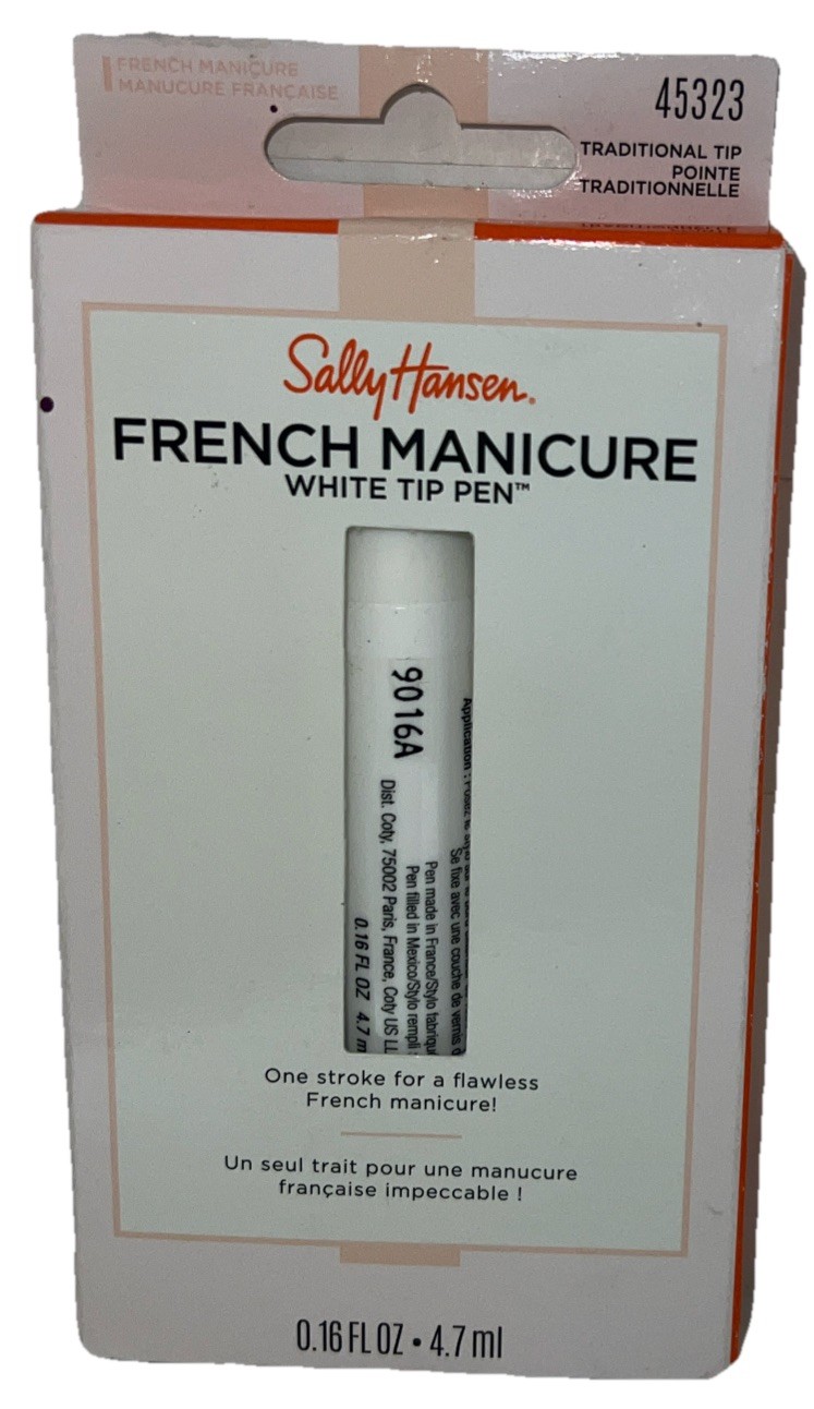1- Sally Hansen White Traditional Tip Pen FRENCH MANICURE #45323 New See Photos