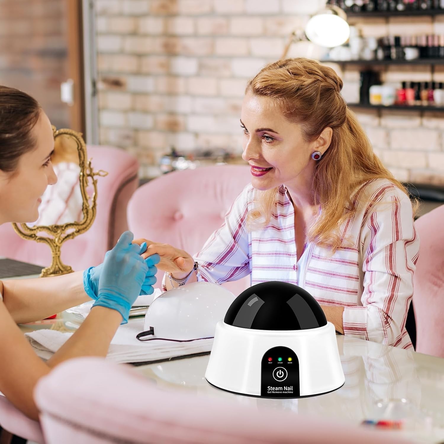 Acetone-Resistant Nail Polish Remover Bowl