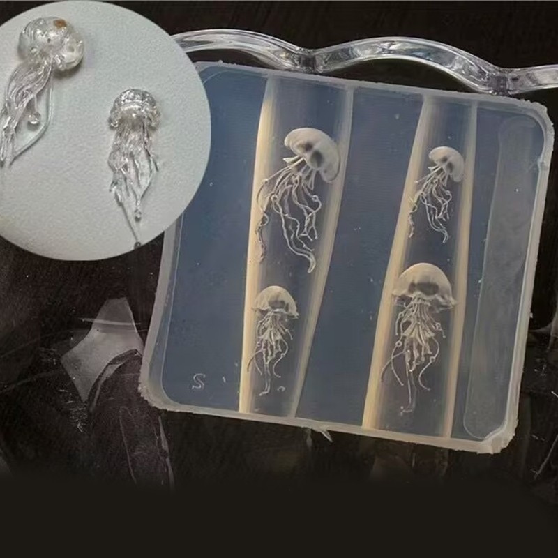 Jellyfish Shape Small Accessories Crafting Molds Present for Beauty Enthusiasts