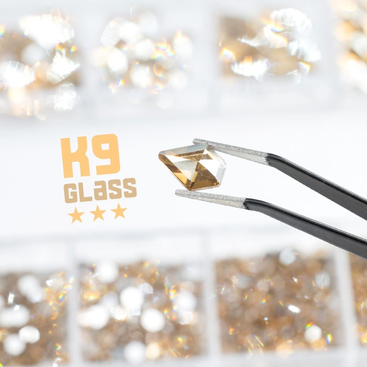 Piedras Para Uñas Decoraciones Conjunto De Diamantes Imitación Oro Gemas Crista