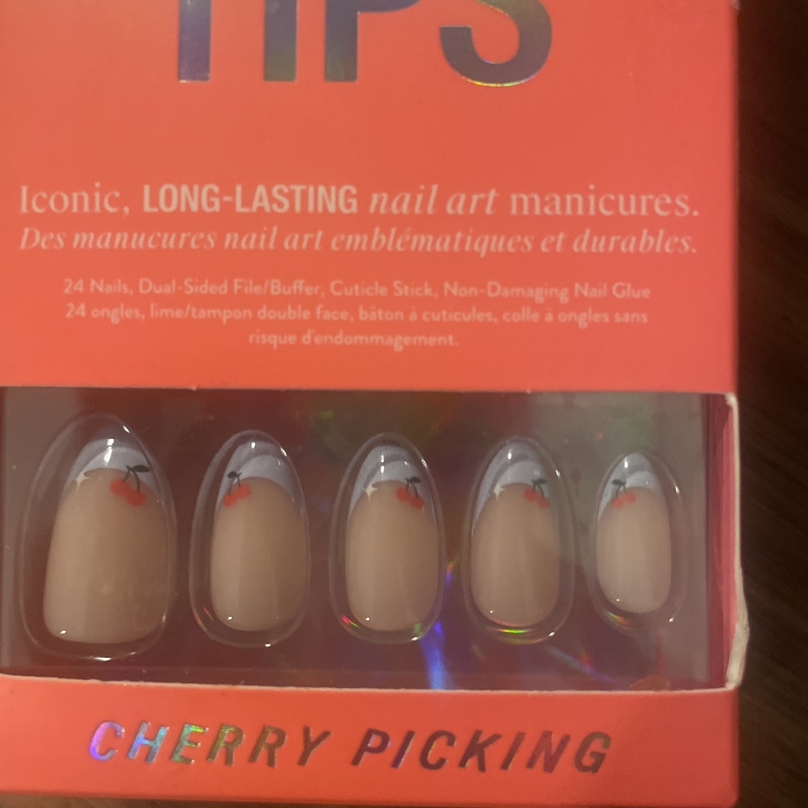 Chillhouse Chill Tips Press-On Nails Cherry Picking 24ct – Box