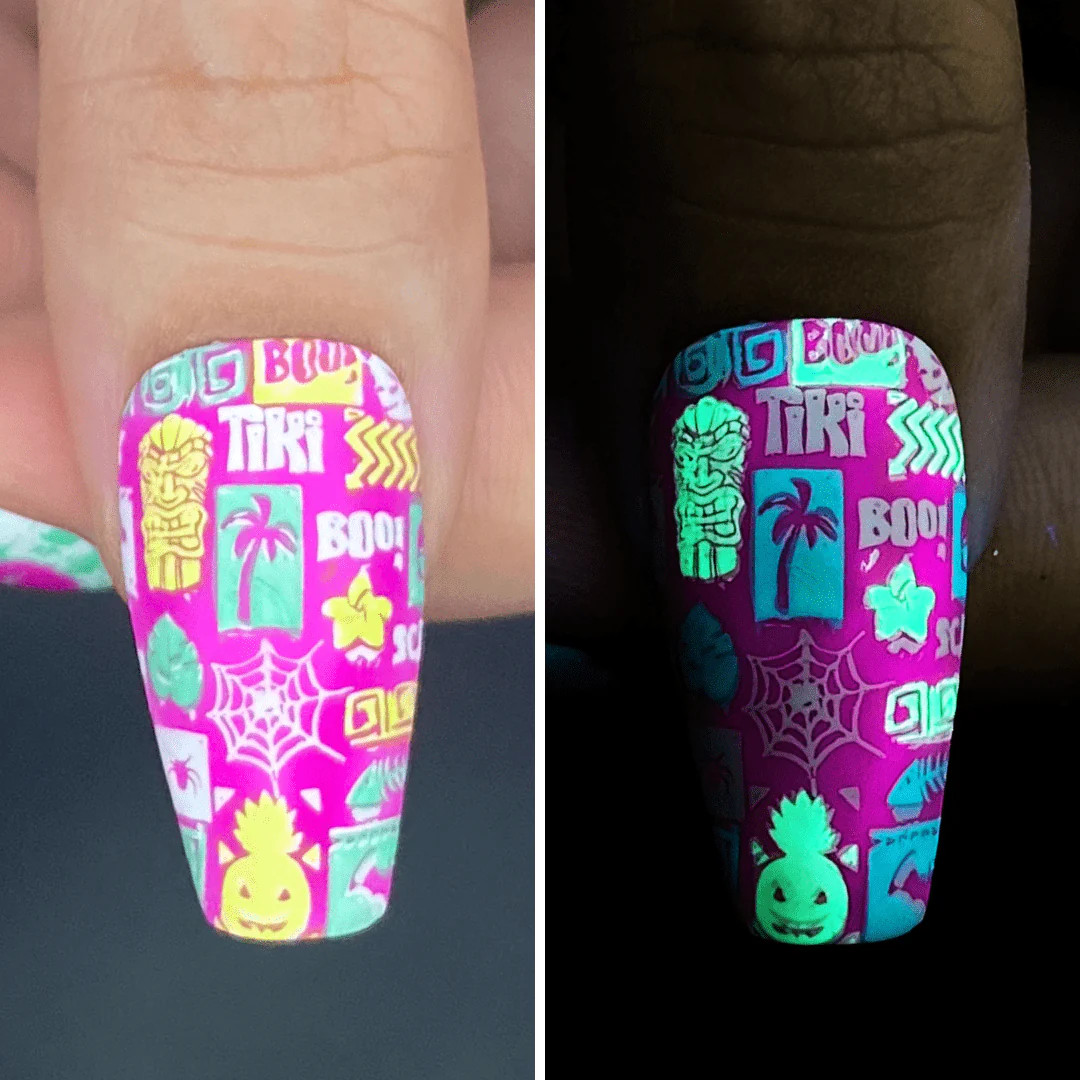 Creepy Tiki: Tiki Terror (MXM112) – Nail Stamping Plate