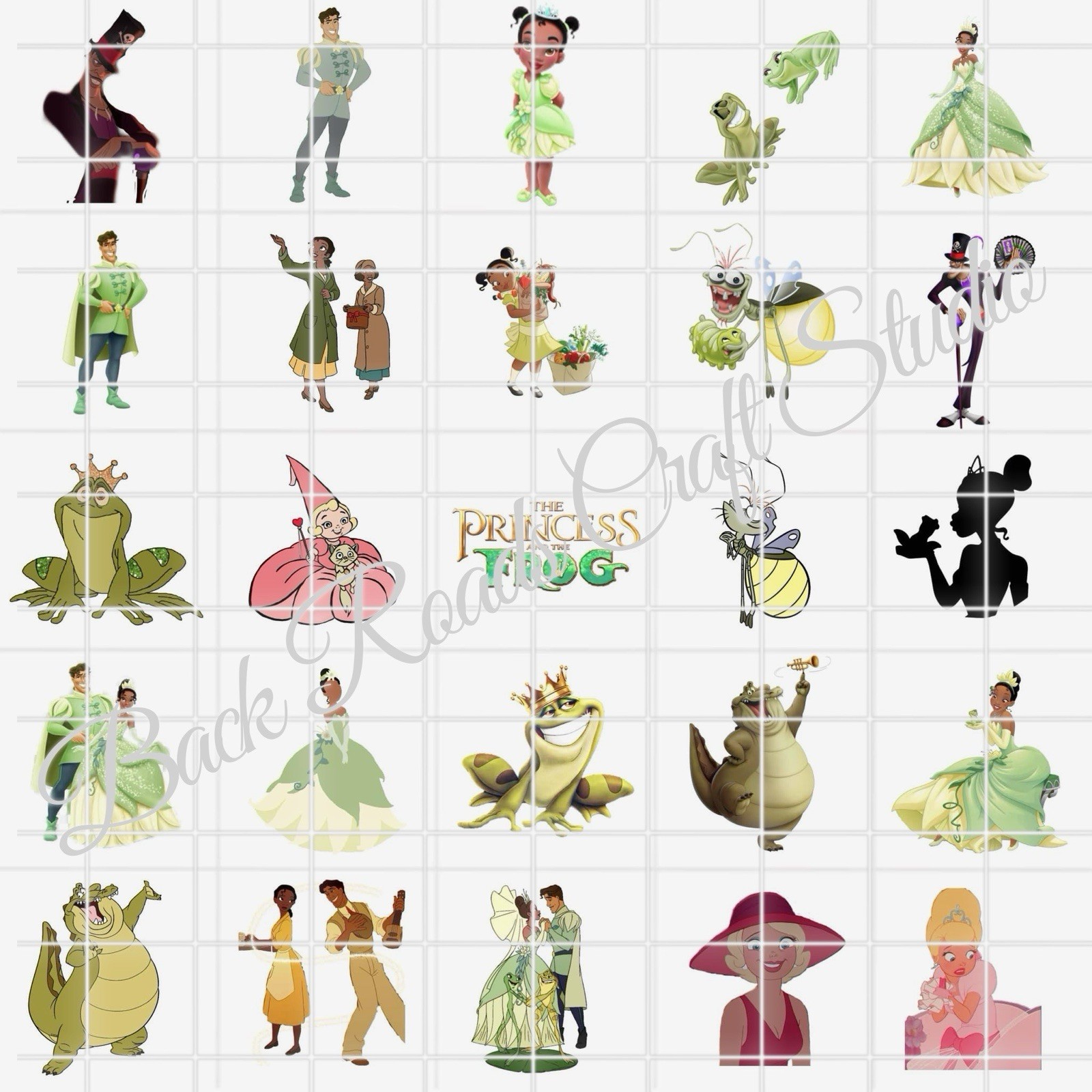 Princess And The Frog Waterslide Decals Finger Nail, Instructions (set of 50) SS
