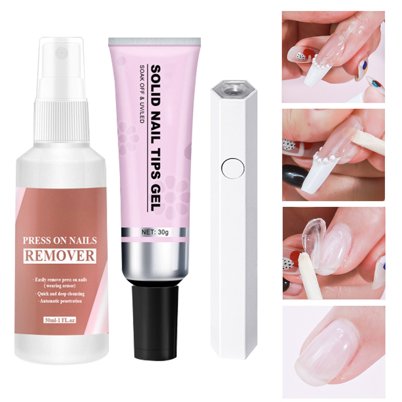 Professional Nail Glue Gel for Acrylic Soft Gel Nails Strong and Long-Lasting`