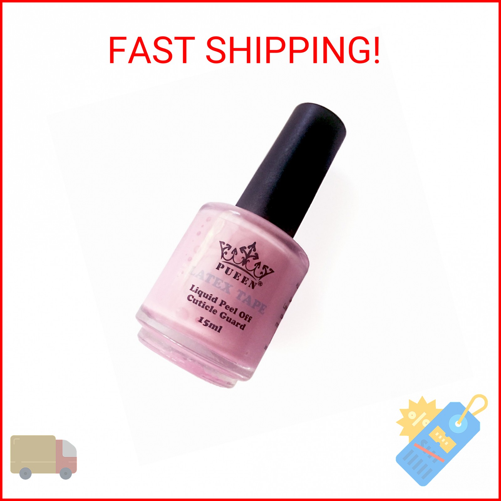 PUEEN Latex Tape Peel Off Cuticle Guard Skin Barrier Protector Nail Art Liquid T